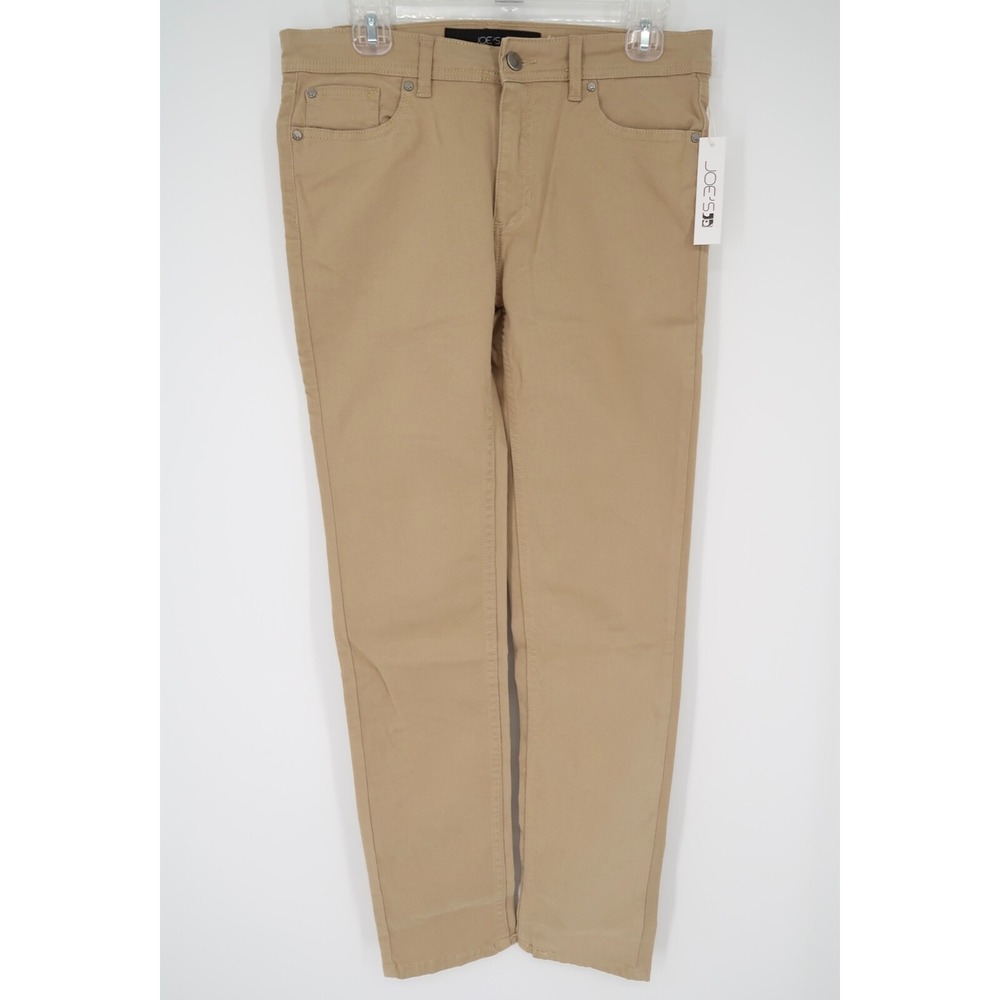 Joes Jeans Women's 18 Brixton Straight Narrow Beige‎ Khaki Chino Pants NEW